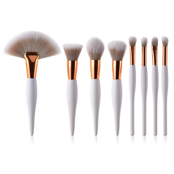4/8Pcs professional loose powder makeup brushes foundation eyeshadow brush beauty make up brushes set blush fan brush tools